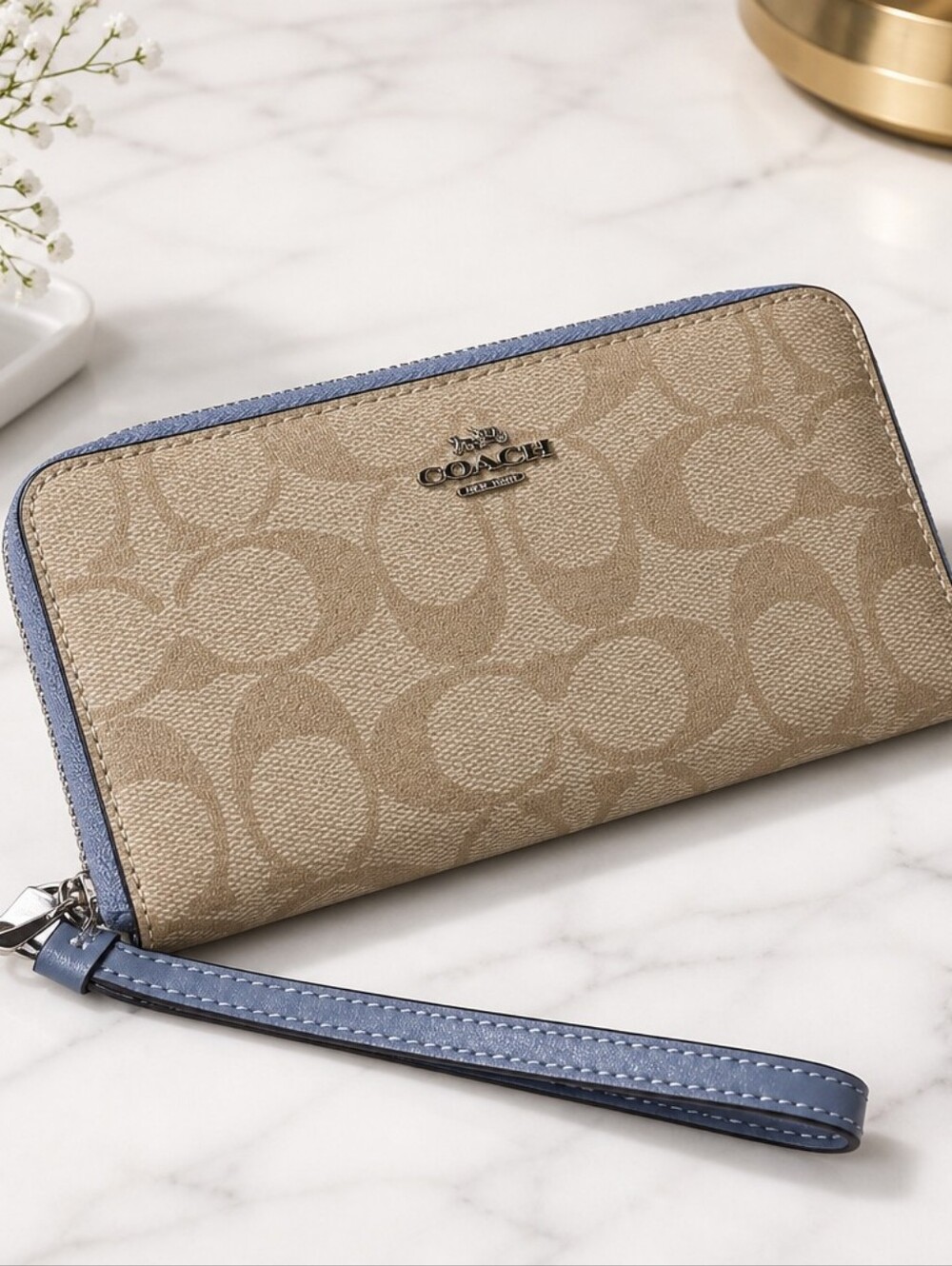 Coach Zip Wallet Wristlet